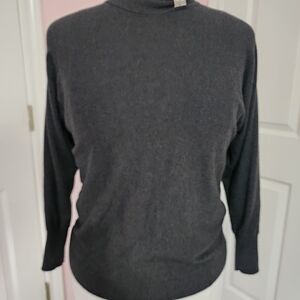 Chico's Dark Gray Turtleneck Sweater